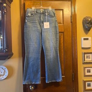NWT Pistola Lennon Vintage Style High Rise Crop Boot Jeans.  Waist Sz. 30.